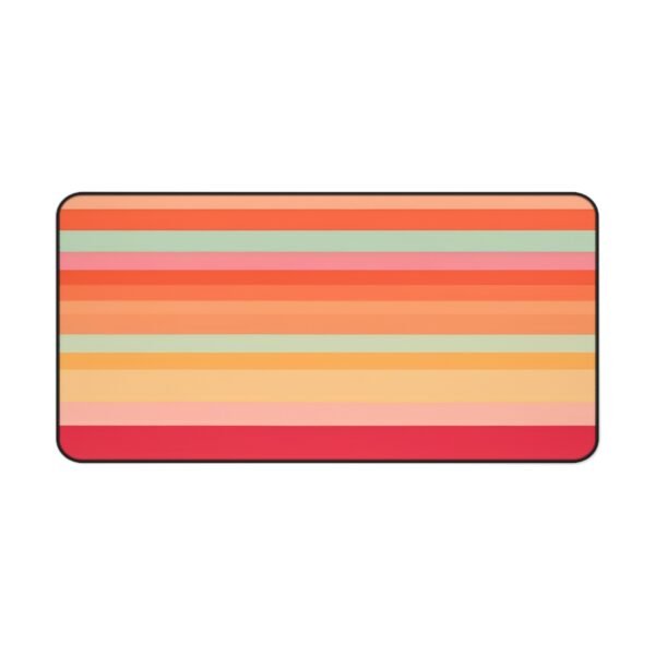 mouse pad with soft grip and natural finish, desk mat that matches the clean workspace trend, workspace mat for optimized content planning, redish orange