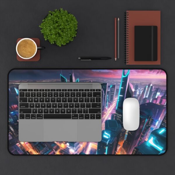 desk mat with brand-style consistency, workspace mat with visually smooth transitions, mouse pad that supports natural editing spaces