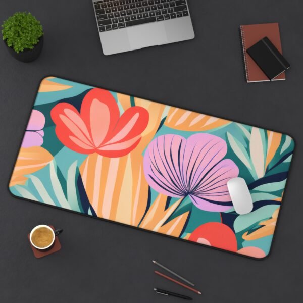 desk mat for workflow efficiency, workspace mat that helps organize clean content, mouse pad with minimalist discipline