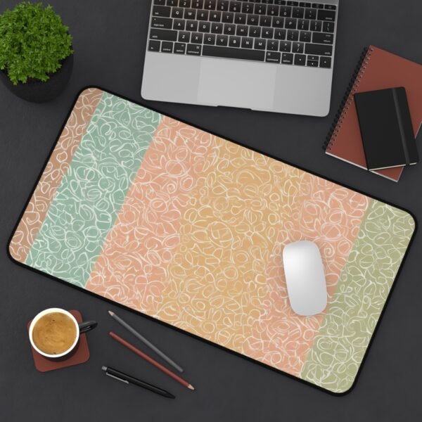 desk mat with crisp edges and smooth transitions, workspace mat with reliable image consistency
