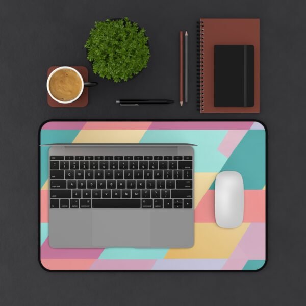 workspace mat for complete aesthetic systems, mouse pad with soft matte color logic