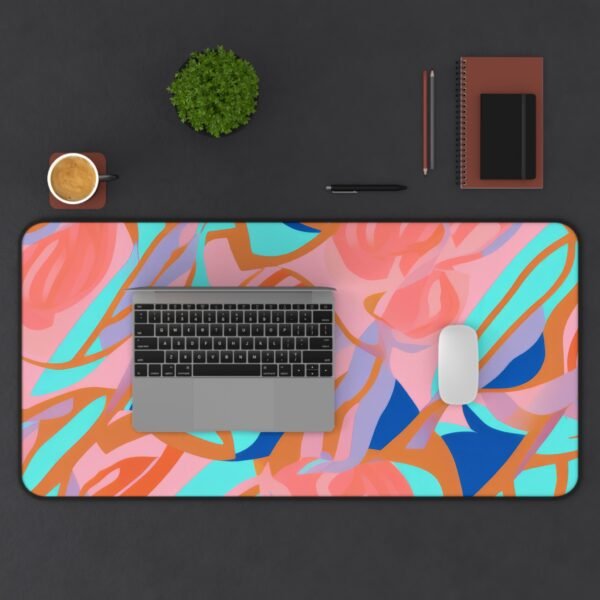 mouse pad with clarity-boosting tones, desk mat for building desk cohesion