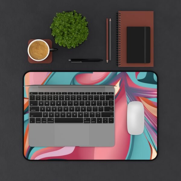 mouse pad with quiet sophistication, desk mat that matches ergonomic accessories, workspace mat with understated visual intelligence,