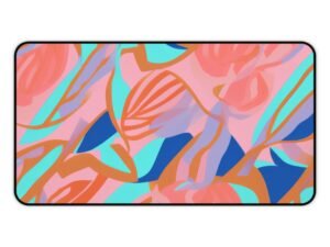 desk mat that enhances organization, workspace mat for visual system building, mouse pad with ultra-low distraction appeal