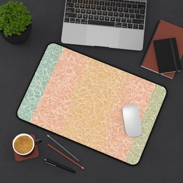 mouse pad for top-down content creators, desk mat that fits the modern digital creator, workspace mat for deep-focus creative sessions, pastel desk mat