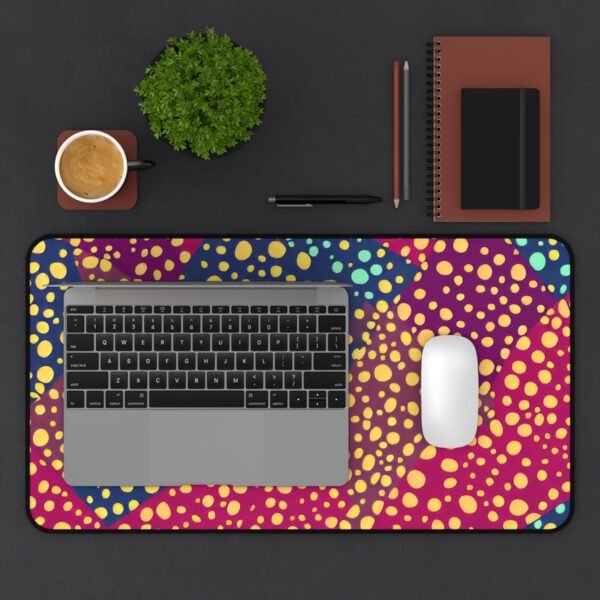 desk mat that matches your content schedule, workspace mat with visual restraint built in, mouse pad that supports photo shoot consistency