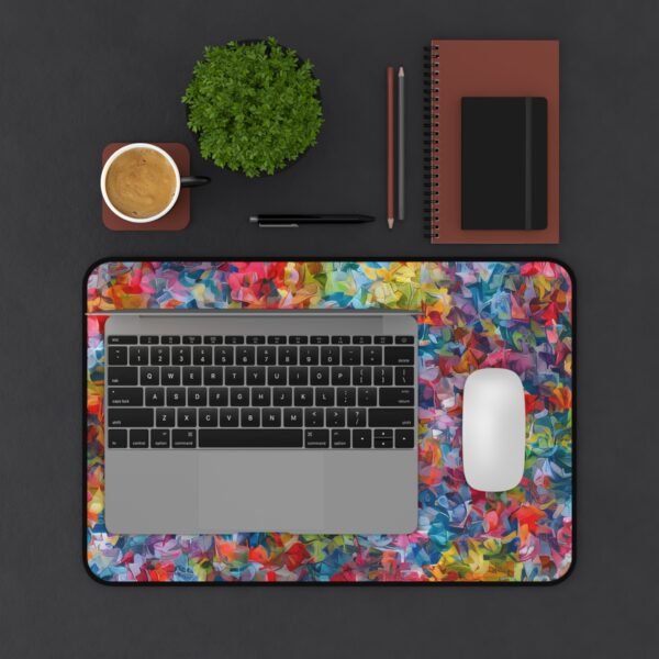 desk mat for creators with structured flow, workspace mat for balance and movement, mouse pad with tonal stability