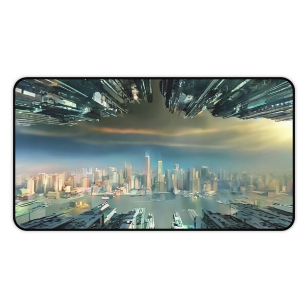 workspace mat with clean design language, mouse pad for minimalist flat lays, desk mat with smart spatial balance, workspace mat that complements modern keyboards