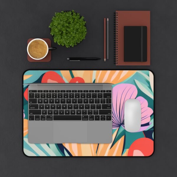 mouse pad with no-gloss texture, desk mat for creators who value focus, workspace mat for lighting-aware setups
