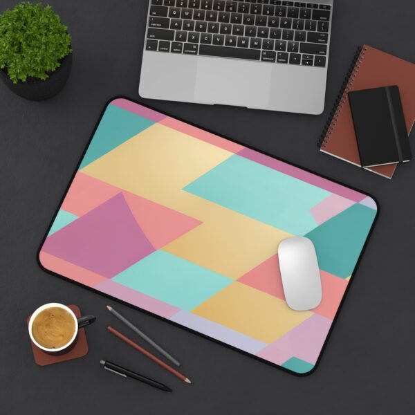 workspace mat that brings harmony to tools, mouse pad that feels seamless on camera, desk mat for refined personal setups