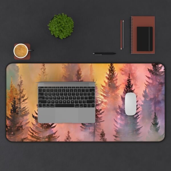 mouse pad with creative flow-supportive tones, desk mat for dynamic gear layout support, workspace mat with unified tone hierarchy