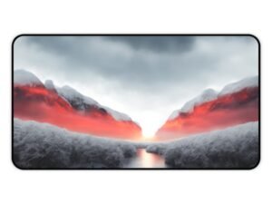 workspace mat that smooths your setup lines, mouse pad for effortless glide and control, desk mat for function and atmosphere