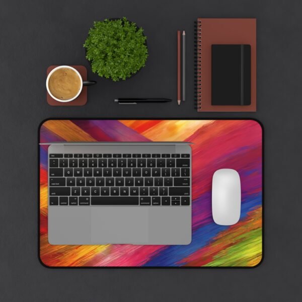 zero plastic desk surface, minimalist essentials pad, slow living workspace mat, intentional workspace surface