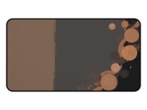 minimal design desk pad for any gender, aesthetic desk mat for everyone, gender-neutral workspace accessory