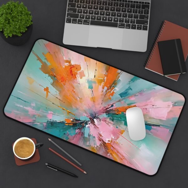 aesthetic workspace decor, aesthetic design accessory, durable workspace mat, durable desk cover