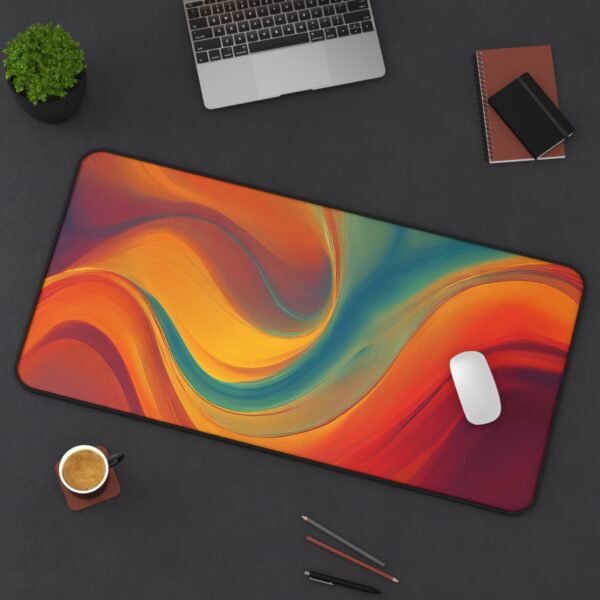 deep space desk surface, cosmic nebula pad, constellation pattern desk mat, zodiac symbol surface