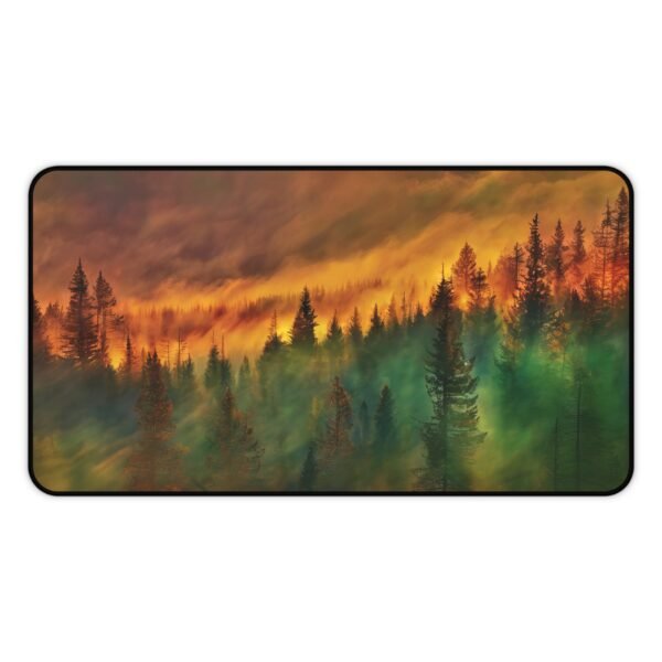 desk mat with inspired canyon hues, workspace mat for slow working rhythms, mouse pad for moodboard-ready natural tones