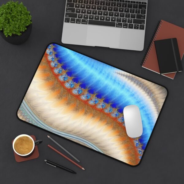 mouse pad that works with lightroom and editing apps, desk mat for natural color environments, workspace mat that doesn’t distract from the layout,