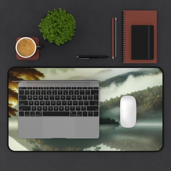 desk mat for color-coordinated setups, workspace mat that transitions from work to content