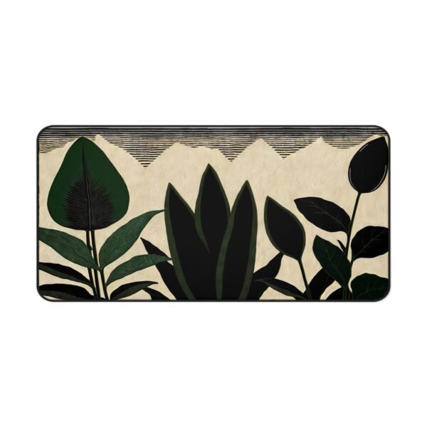 mouse pad that feels balanced and neutral, desk mat with grounding colors, workspace mat for digital detox days