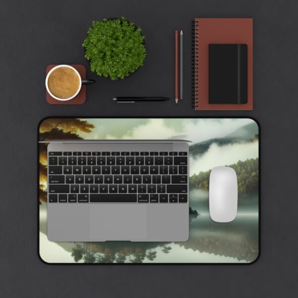 desk mat with high aesthetic flexibility, workspace mat that brings out soft texture contrasts