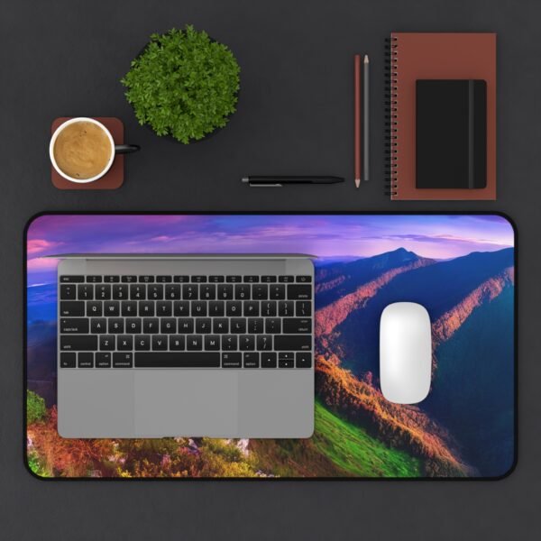 workspace mat for balanced energy, mouse pad with visual calm, desk mat for wellness-focused work, mouse pad that supports your system, desk mat with intentional color placement