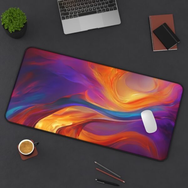 ocean floor desk mat, underwater aesthetic surface, sea turtle pattern pad, dolphin splash desk mat