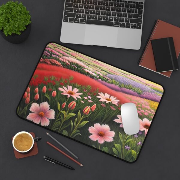 keyboard tray surface mat, mouse-friendly desk pad, low-friction mouse surface, wrist rest pairing mat
