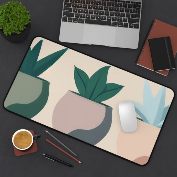 desk mat that supports soft light workflows, workspace mat with studio-style edges, mouse pad for neutral room layouts