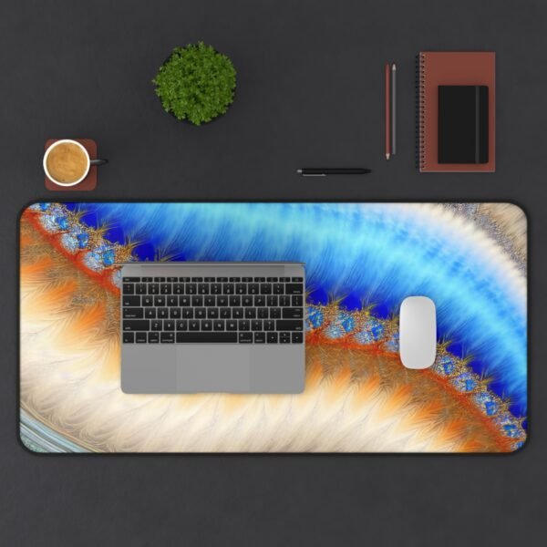 mouse pad for design-conscious workspaces, desk mat for moodboard-friendly layouts, workspace mat with modern aesthetic tones