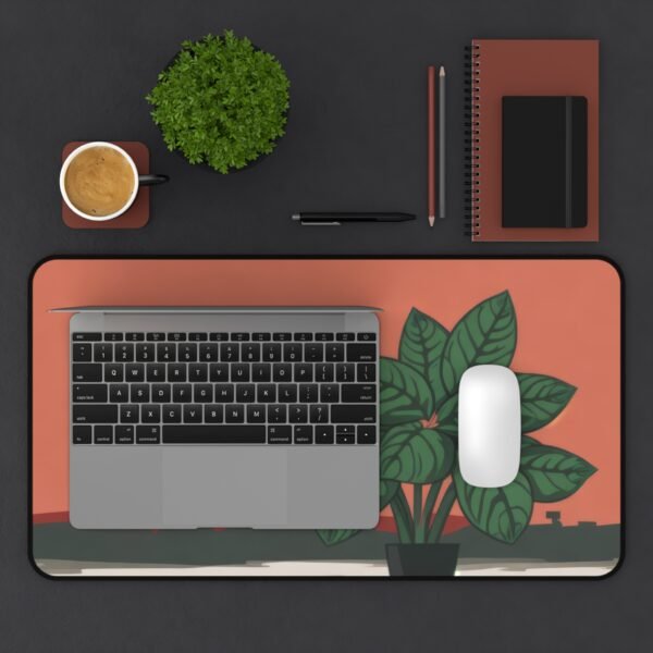 workspace mat with tonal depth, mouse pad that supports journaling and design, coffee mat