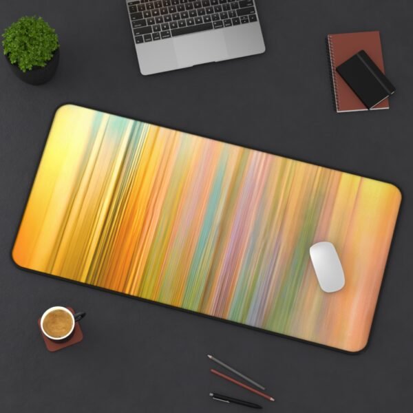 Crafted at 16" x 32", each mat delivers a generous, uninterrupted surface to enhance focus and organization. The neoprene top ensures fluid movement for your mouse while cushioning your wrists for long-term comfort. With stitched edges to prevent fraying and a slip-resistant base, you get both style and durability.