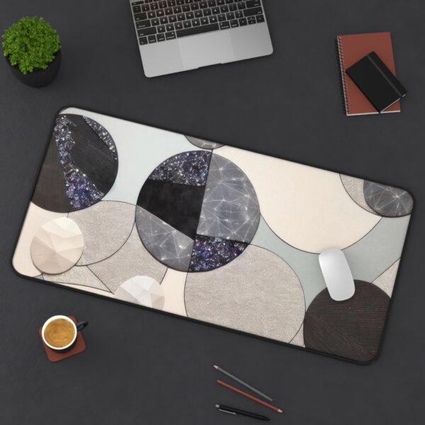 recharge your mind desk mat, self-love workspace setup, reflection zone desk pad, vision-casting desk mat
