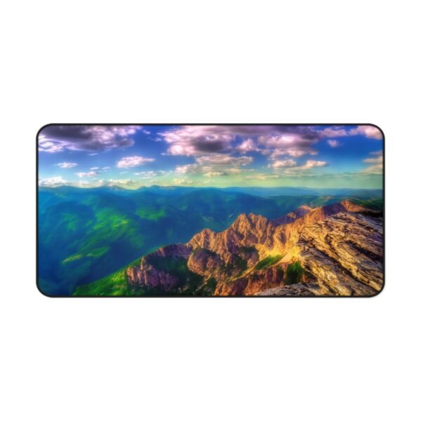 desk mat for dual-monitor setups with abstract art, desk mat for dual-monitor setups with marble pattern