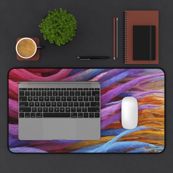 Git workflow mat, full stack developer desk pad, JavaScript setup surface