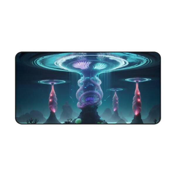 easy to clean desk mat, waterproof mouse pad for everyday use, stain-resistant desk pad for students, heat-resistant workspace mat