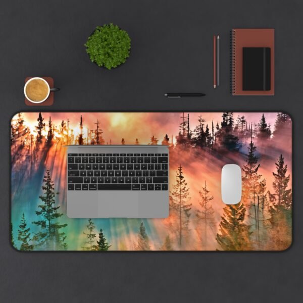 or light botanical prints, each design transforms your desk into a calm, focused workspace.