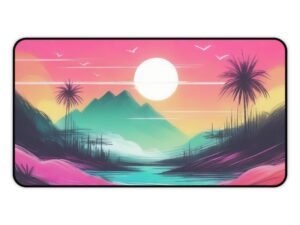desk mat with touch-of-earth minimal flow