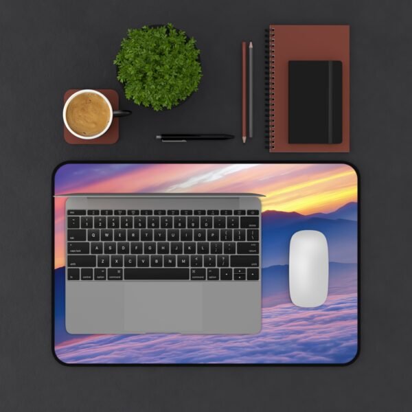 desk mat with anti-slip base in blush pink, desk mat with anti-slip base in navy blue, desk mat with anti-slip base in sage green