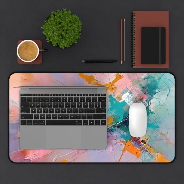 conscious workspace setup, wellness workspace pad, ergonomic typing surface, posture-support desk pad, wrist comfort desk mat
