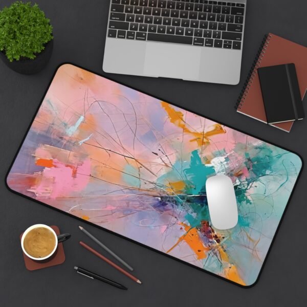 green office setup, plant-based desk accessory, earth-friendly workspace layout, zero waste desk mat
