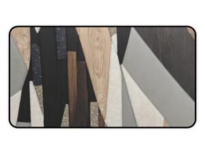 executive office desk mat, corner office setup pad, open-concept workspace mat, loft office desk pad