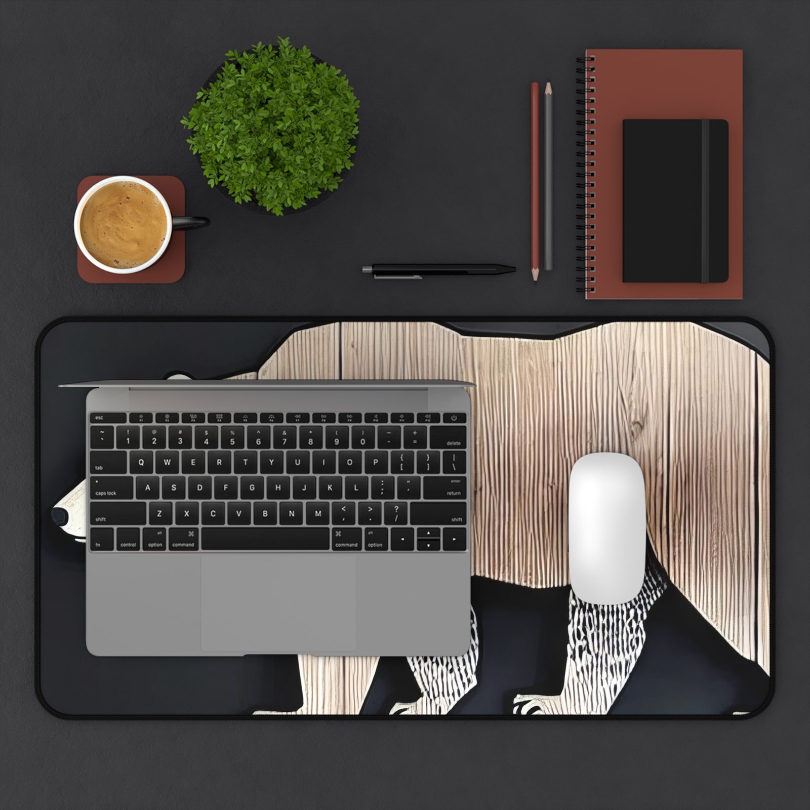 workspace mat for tool-based creatives, mouse pad that stays out of the way but completes the look