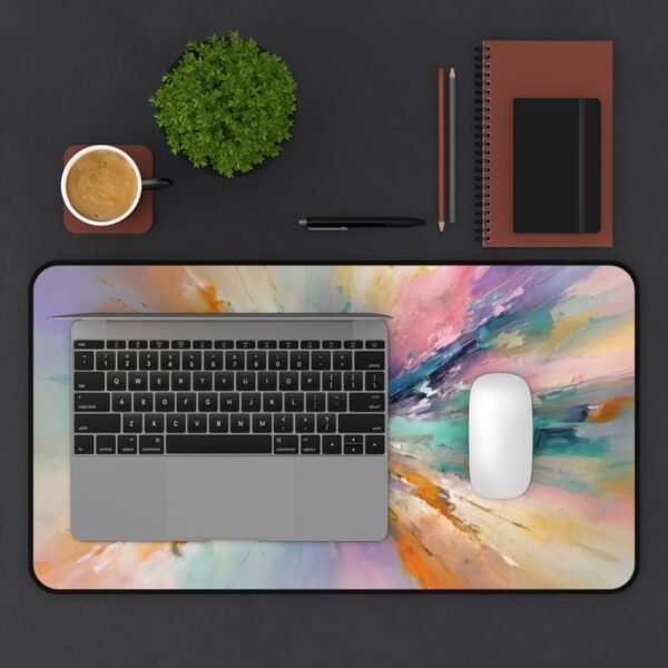 office gear setup, office layout design, office setup decor, padded desk mat, padded gear item