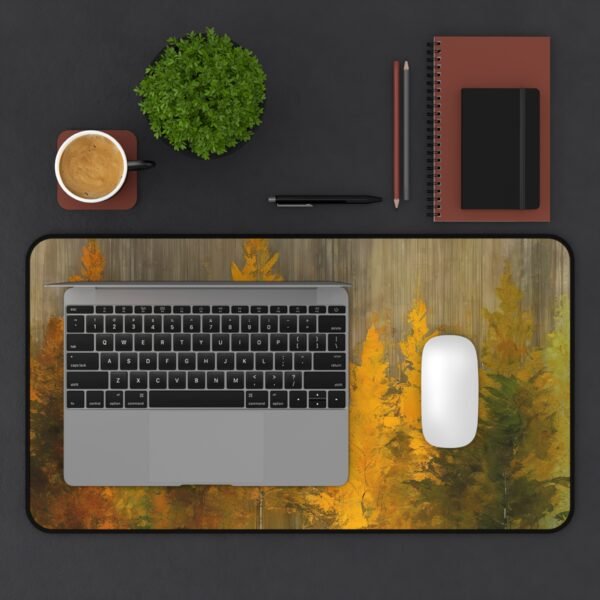 large gear item, large layout setup, large office decor, leather desk mat, leather gear pad