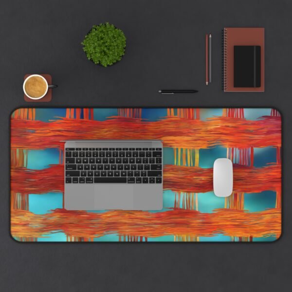 headset-friendly desk pad, cable management desk surface, vertical mouse pad mat, ergonomic gaming surface