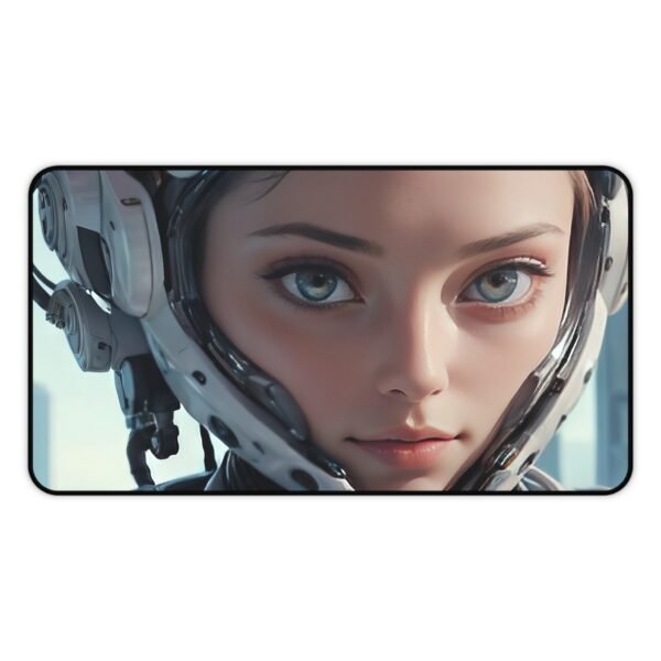 mouse pad with holographic grid overlay for advanced neural mapping work