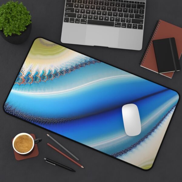 desk mat for content-ready studios, workspace mat for soft but confident color palettes
