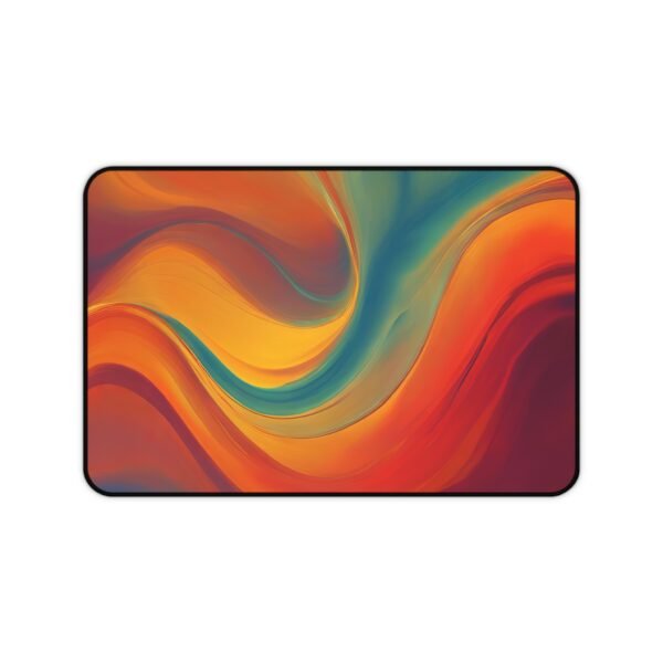 arctic tundra desk surface, polar bear theme workspace, wildlife aesthetic pad, animal silhouette desk mat