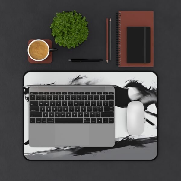 new apartment setup mat, wedding registry desk pad, newlywed office decor surface, engagement gift desk mat